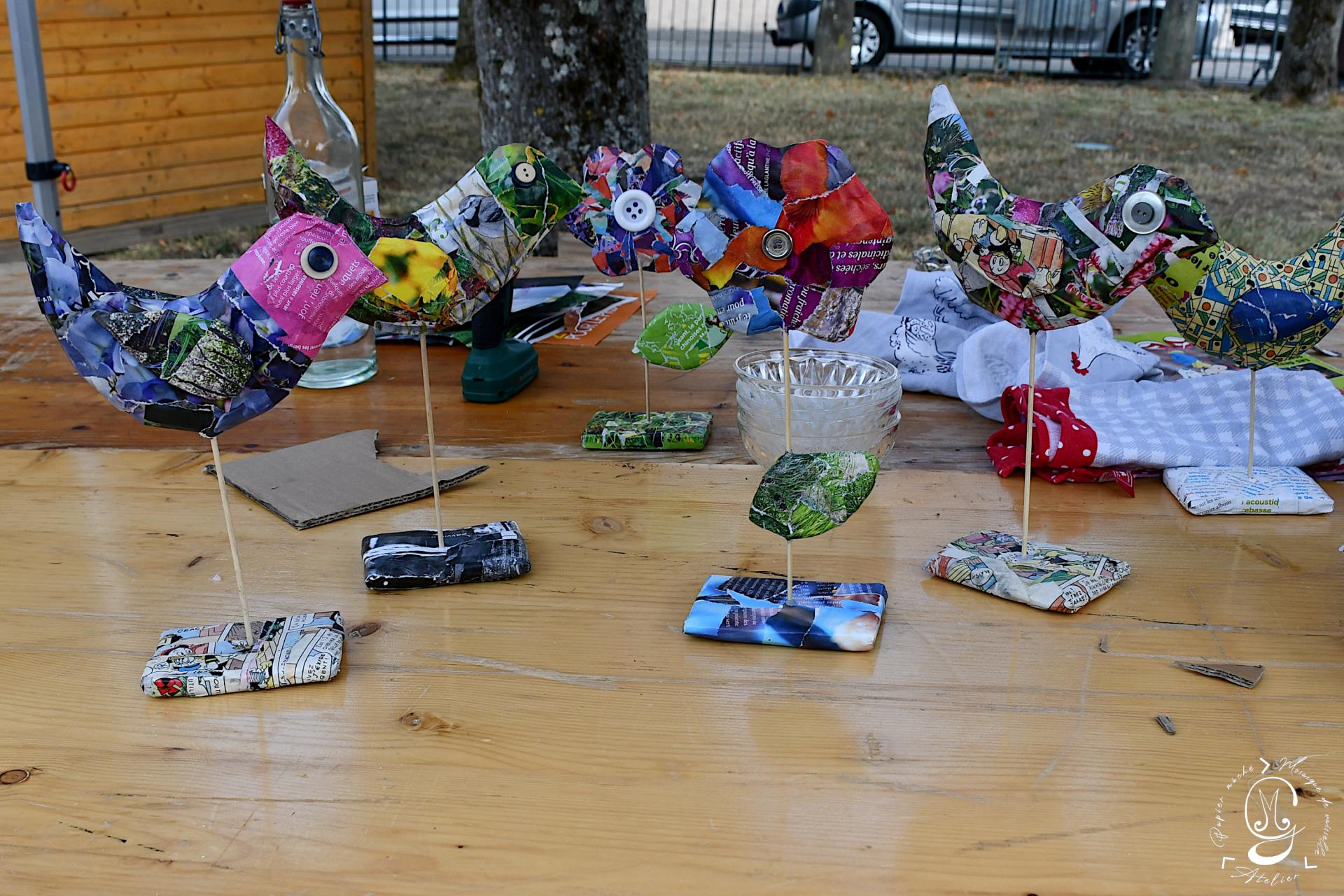 4atelier papier mache du 04 08 au gic de sarre union