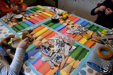 Atelier enfant du 02 03 papier mache