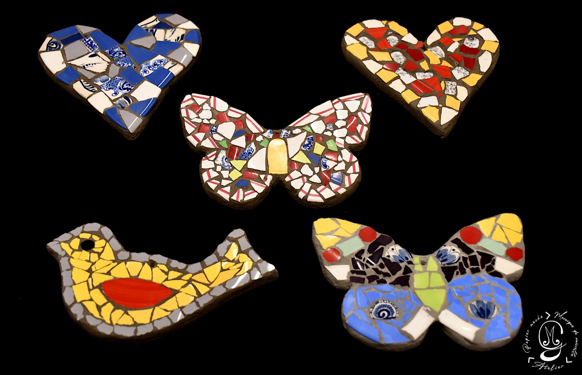 Atelier mosaique de vaisselle au gic