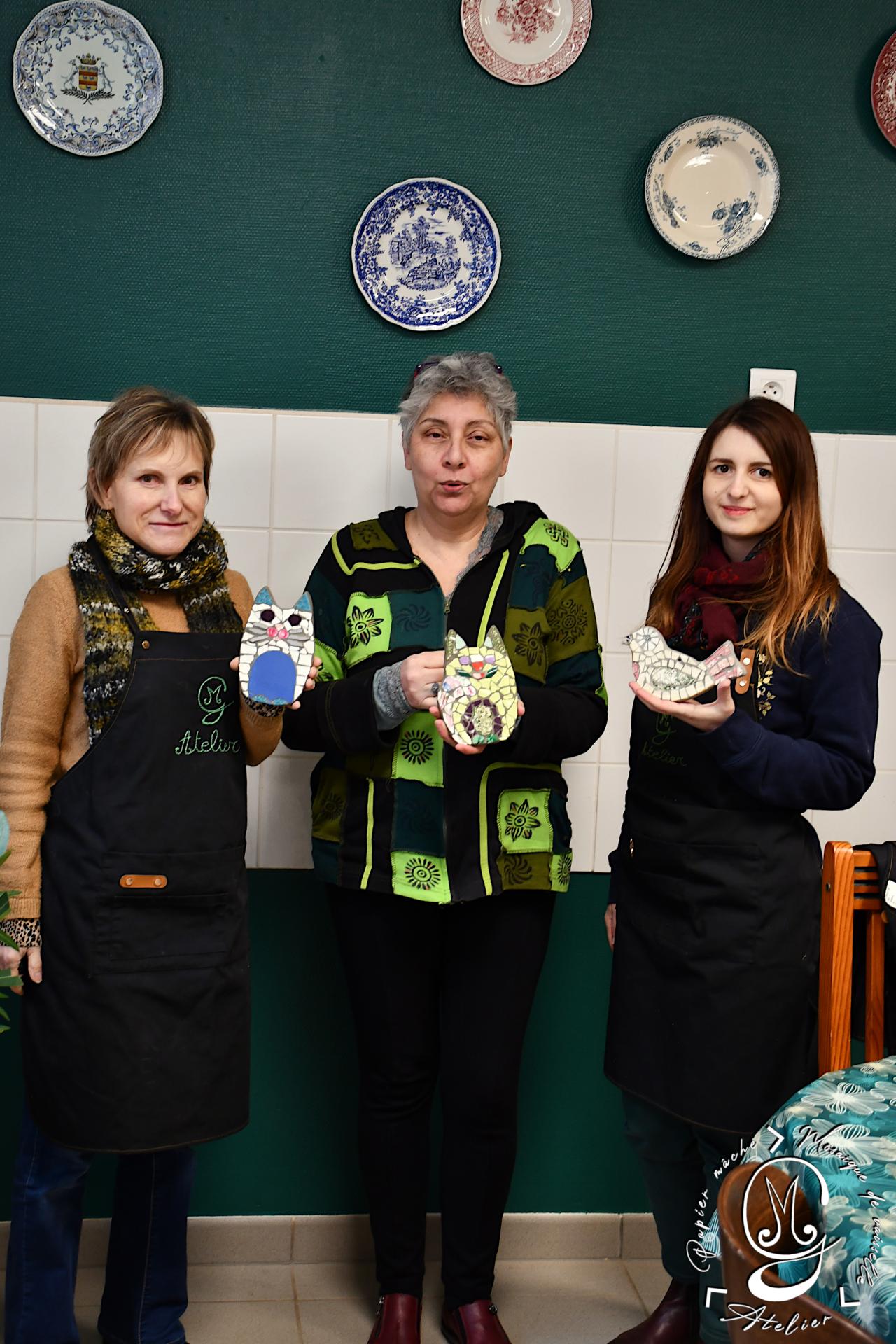 Atelier mosaique de vaisselle du 11 03 23