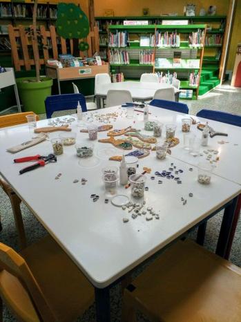 Atelier mosaique pour enfant a la bibliotheque de sarrebourg 28 07 21
