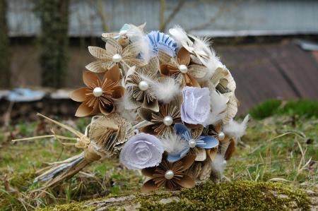 Bouquet fleur en papier giraudo michele