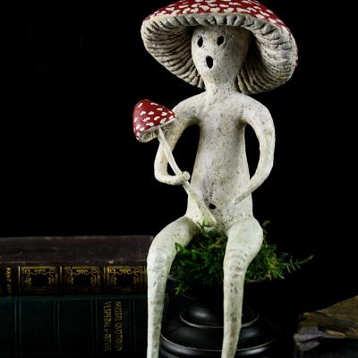 Champignon mere en papier mache par michele giraudo 1