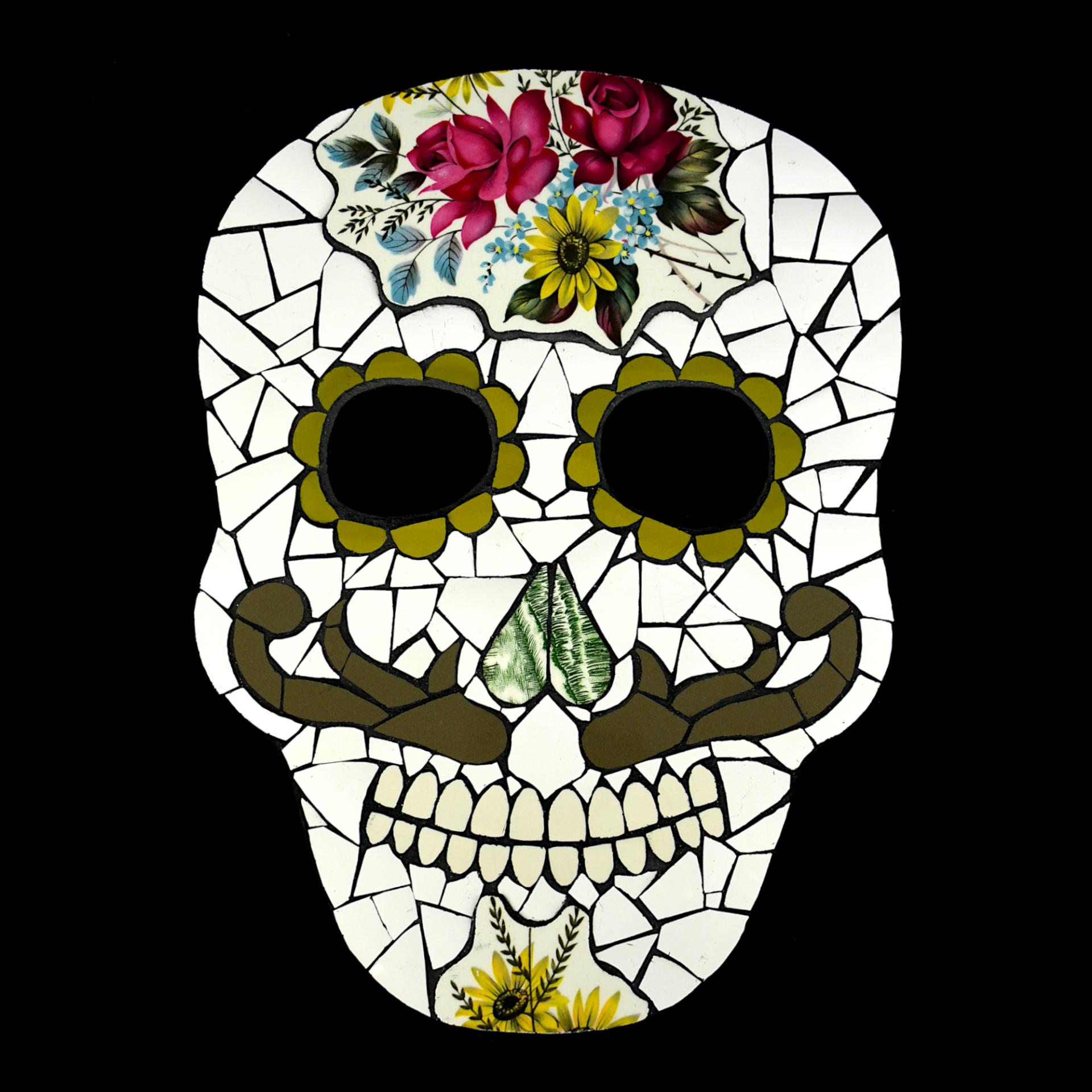 Muerte n 3 en mosaique de vaisselle par mg c 1