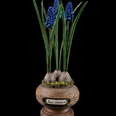 Muscari en papier mache par michele giraudo