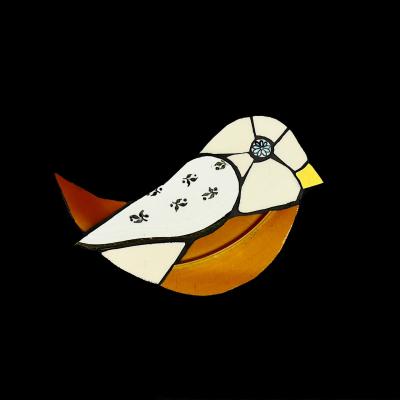 Piou piou 2 en mosaique de vaisselle par mg